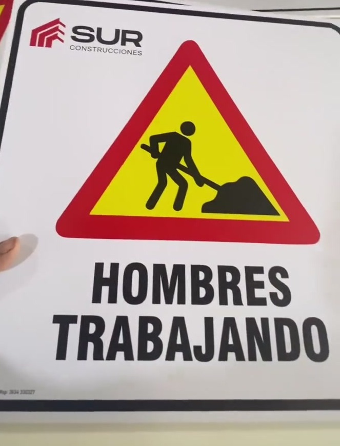 SUR Construcciones, señalética